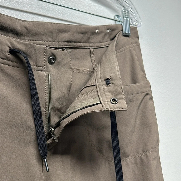 Patagonia Pants All Out Capilene Low Tide Cropped Straight Leg Brown Womens 8 - Picture 6 of 11